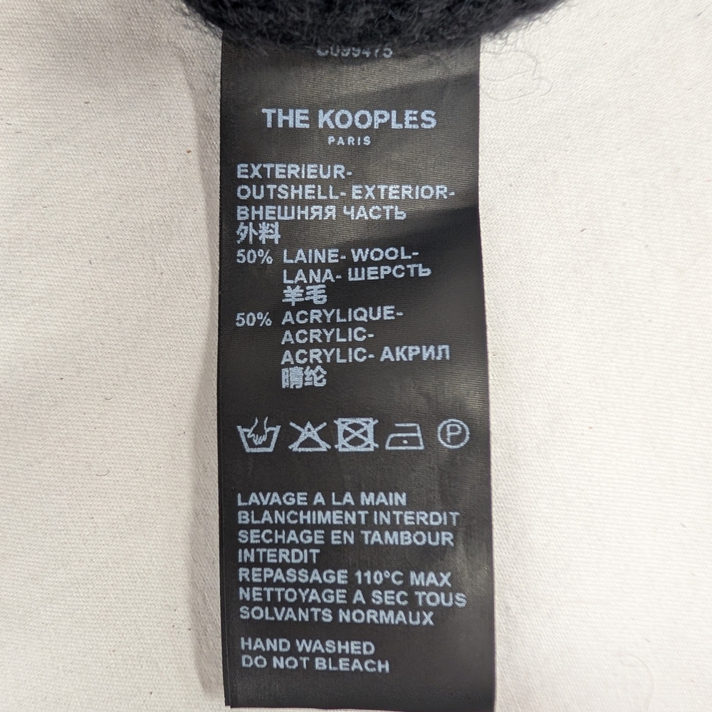 The Kooples Charcoal Crewneck Sweater - Picture 2 of 8